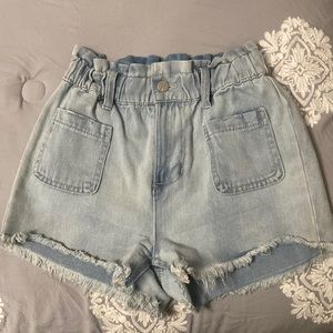 Denim shorts